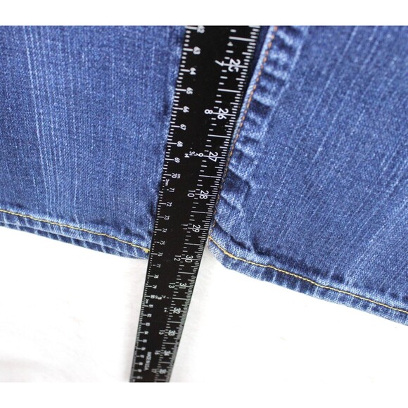 X2 Womens Size 2 Skinny Leg W01 Ultra Low Rise Embroidered Pockets Denim Jeans - Picture 6 of 11